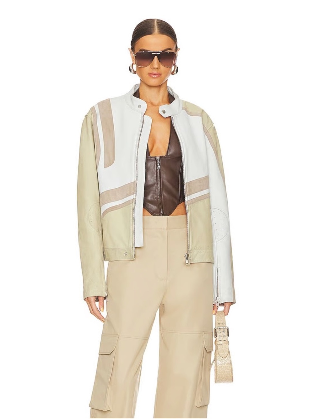 Deadwood Hiro Jacket in Beige - Picture 1 of 3